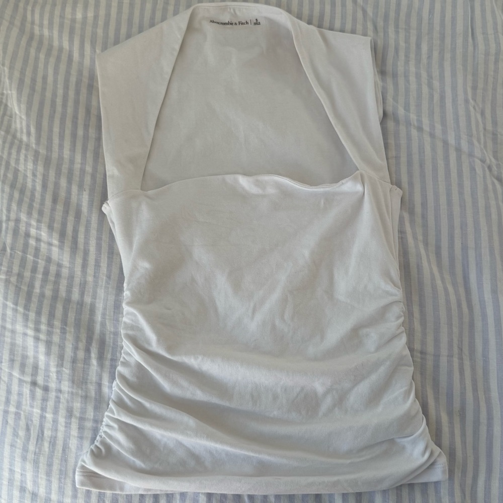 Abercrombie & Fitch White Tank Top
